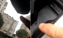 2 milyonluk sıfır araç ilk yağmurda su aldı