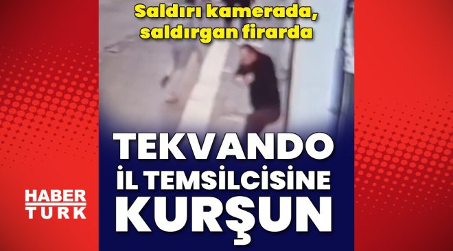 Tekirdağ Tekvando İl Temsilcisi Aybek, silahlı saldırıda yaralandı; o anlar kamerada